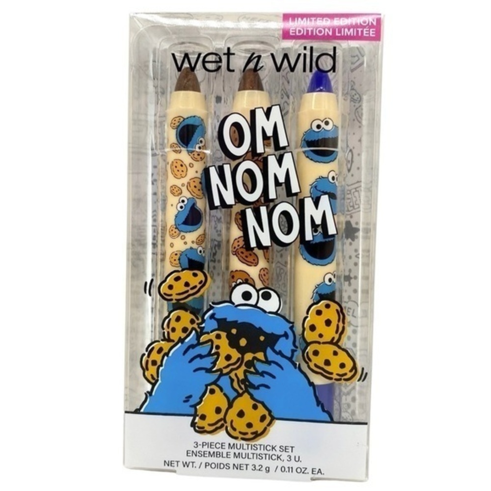 Wet n Wild Sesame Street Cookie Monster Limited Edition Makeup Sticks